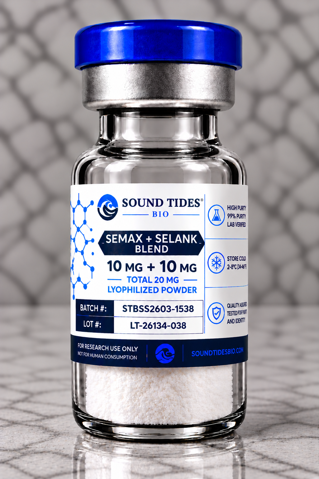 SEMAX 10mg + SELANK 10mg = 20mg