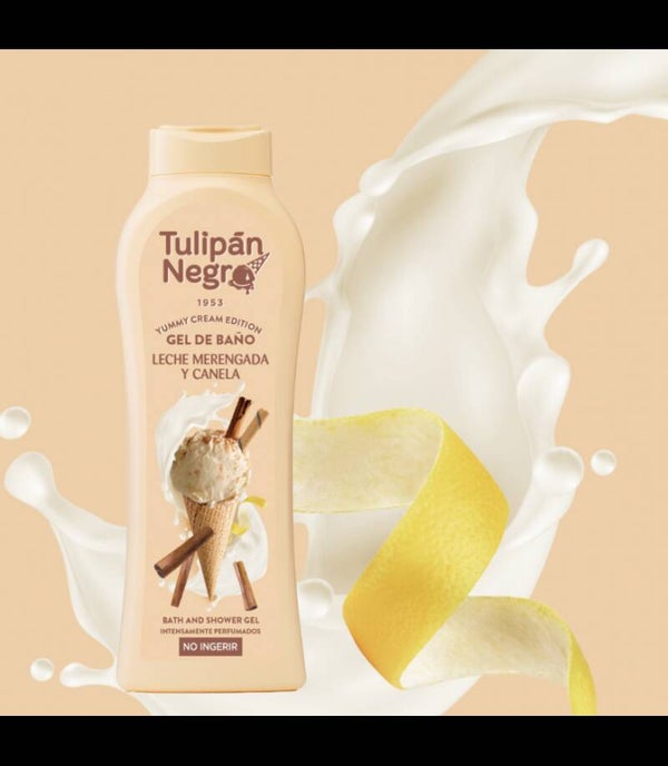 Gel douche et bain moussant (lait meringué et cannelle)