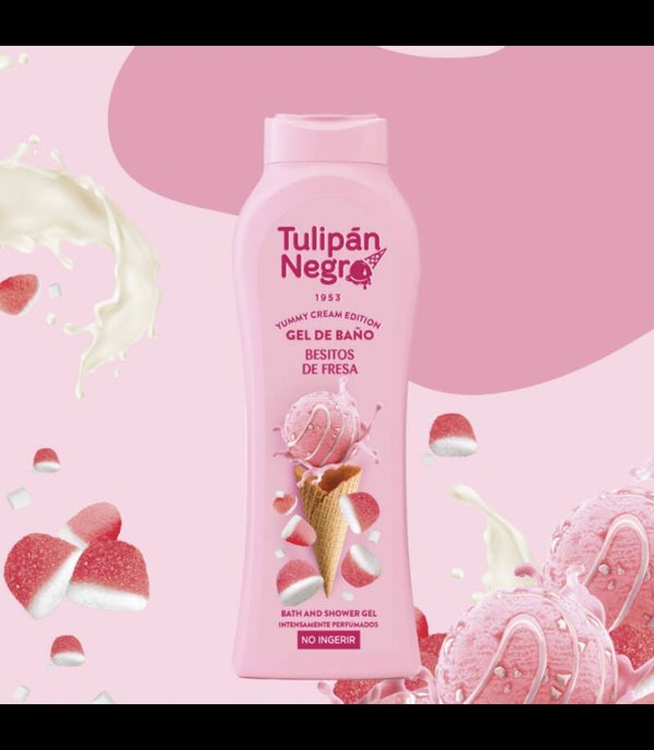 Gel douche et bain moussant (bisous à la fraise)