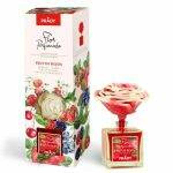 Parfum d’ambiance. Fleur parfumée senteur fruit rouge .90 ml.