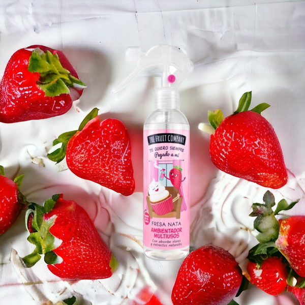 Spray désodorisant multiusage – Fraise Chantilly