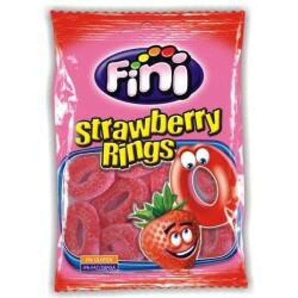 Bonbon Strawberry  Anneaux Fini 100 grammes