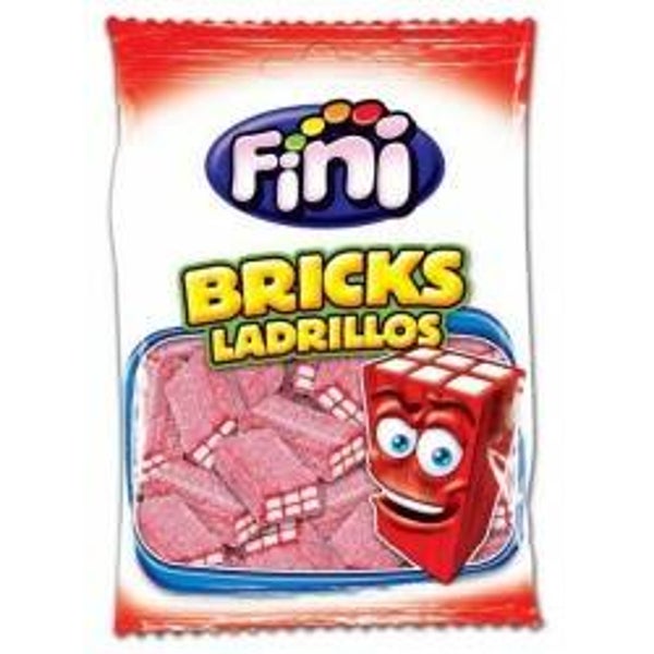 Briques Fraises Acidulés 100 grammes