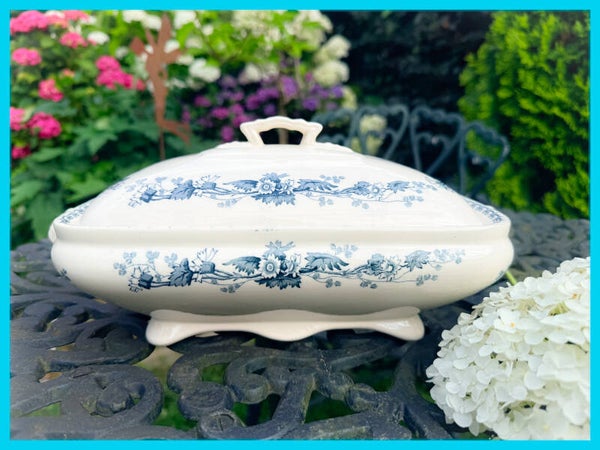 Brocante terrine Petrus Regout Bertha