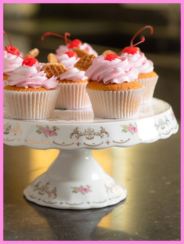 Taartschaal Clayre & Eef taartplateau taartschaal op voet high tea