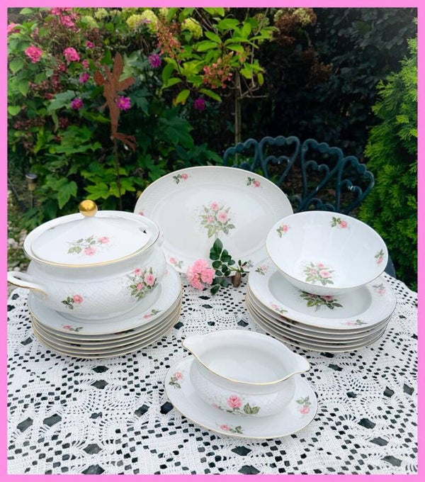 Brocant  eetservies dinerservies servies borden Annabell