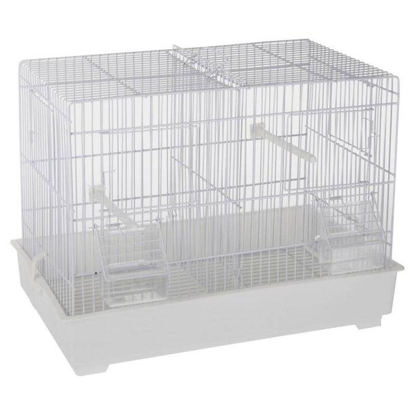 CAGE COVA 42 CM BLANCHE 1 COMPARTIMENT