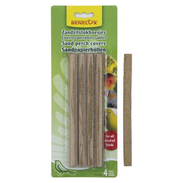 4 COUVRE-PERCHOIRS POUR OISEAUX BLISTER