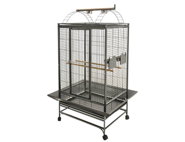 Cage perroquet Evita2gris martel.97x82x172cm