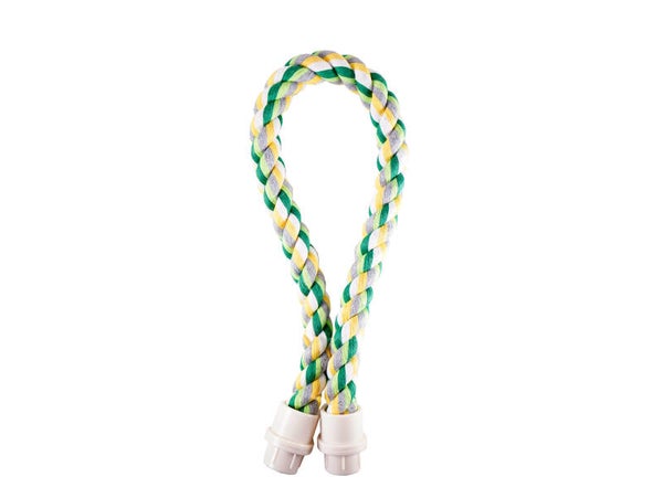 Jouet oiseau perchoir coton multicolore 1,8x66cm Vadigran