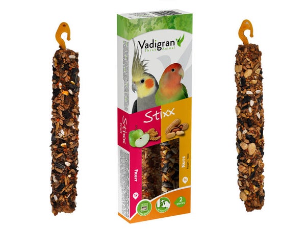 Stixx grande perruche fruits&noix Vadigran
