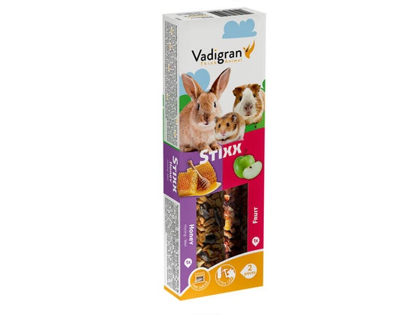 Stixsx rongeurs Mix miel-fruit (2in1)