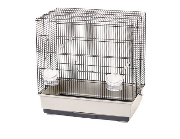 Cage petit oiseau Katia noir 41x31x50cm