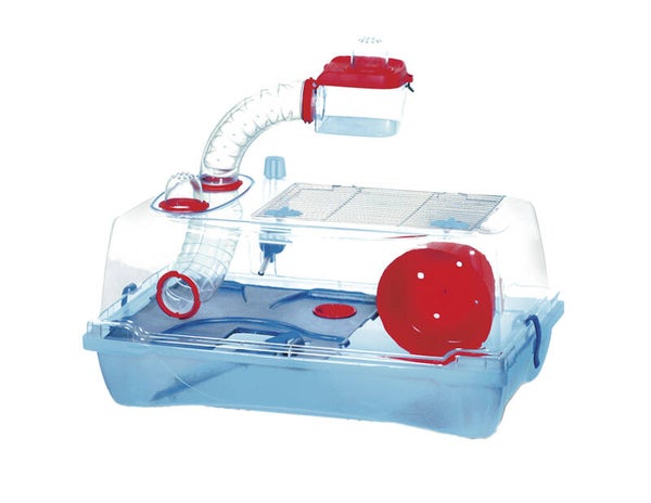 Cage hamster Kleo Box VIP gris 57x37x31cm