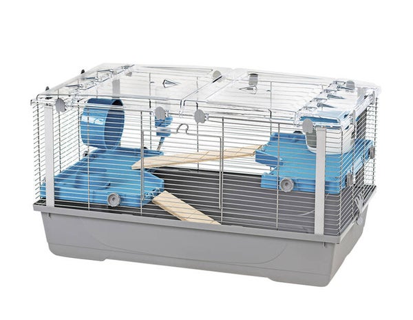 Cage hamster Eva 22 gris 42x79x45cm