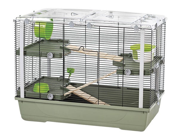 Cage hamster Eva 23 vert 60x79x45cm