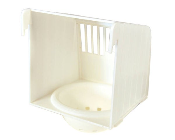 Nichoir avec nid blanc 13x15x12cm