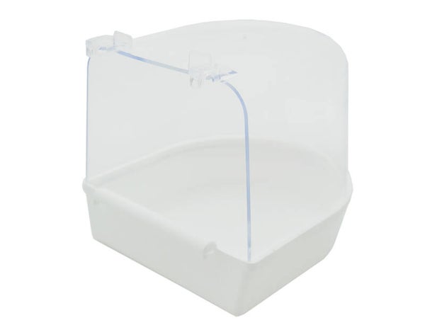 Bain plastique blanc L 14x14x14cm Vadigran