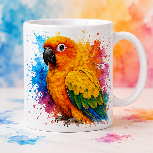 Mug ; conure soleil