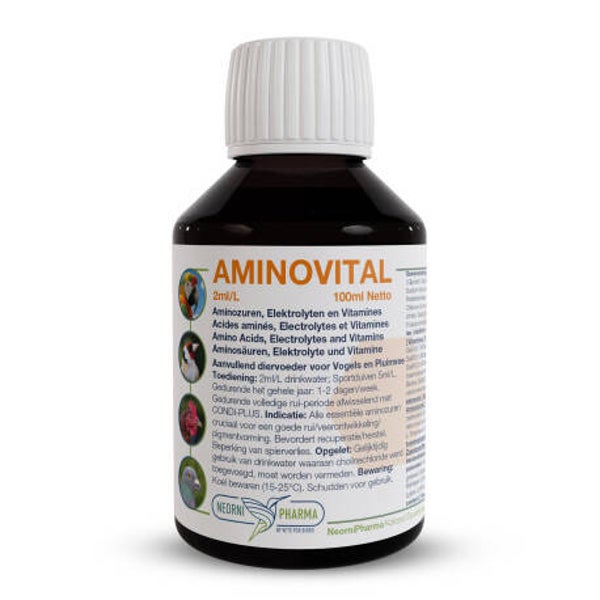 Aminovital 100 ml - Acides aminés, électrolytes et vitamines - NeorniPharma