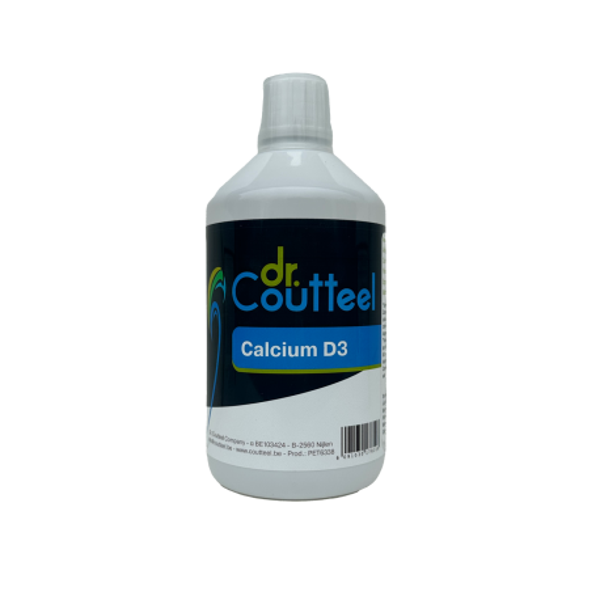 Calcium D3 500ml - Calcium liquide hydrosoluble avec Vit D3 - Dr.Coutteel