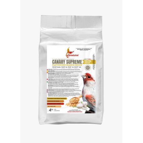 Canaris Supreme 4kg - Pâtée excellent blanche sèche - Ornizin
