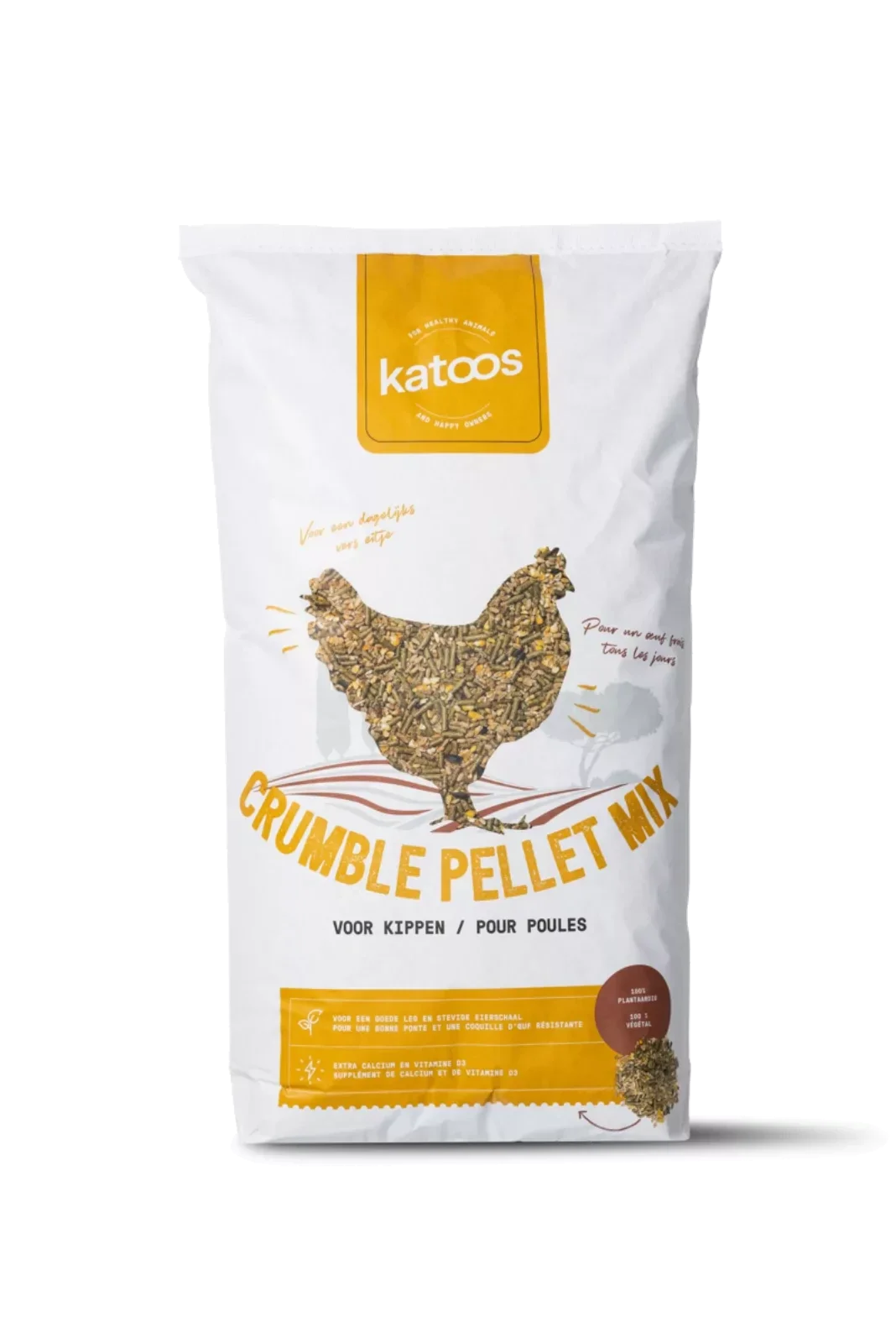 Crumble Pellet Mix pour poules pondeuses 18kg KATOOS