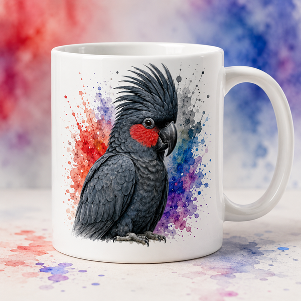 Mug ; Cacatoès noir