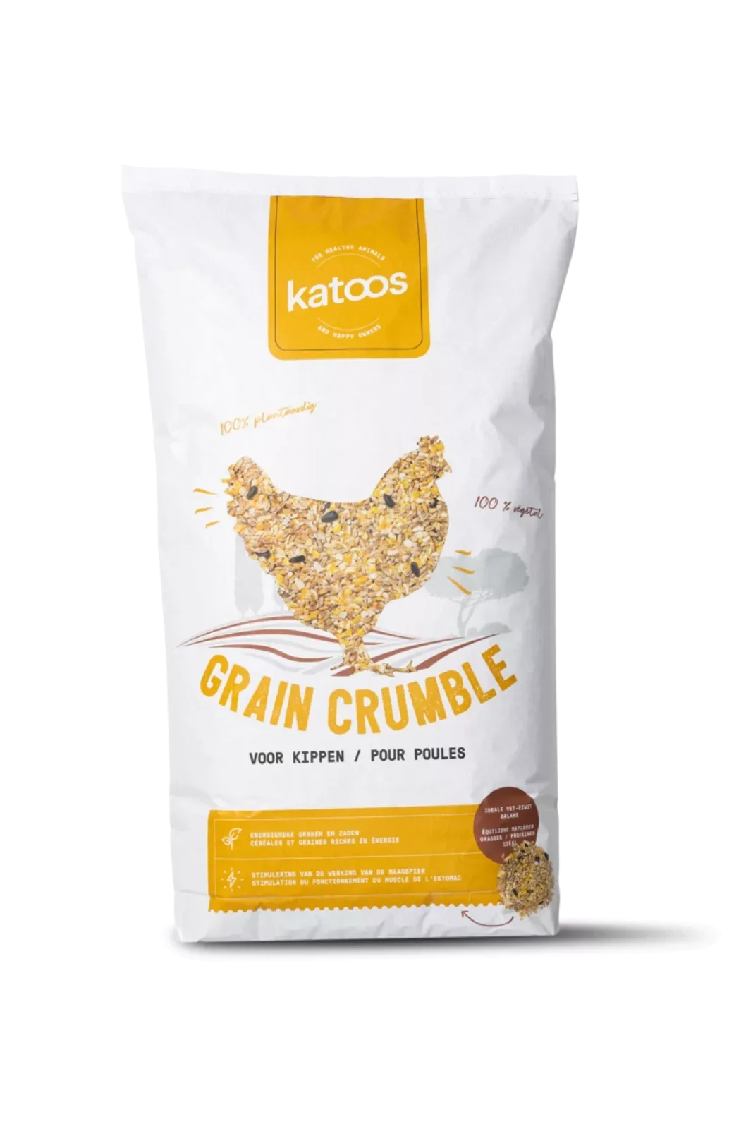 Grain Crumble pour poules 18kg KATOOS