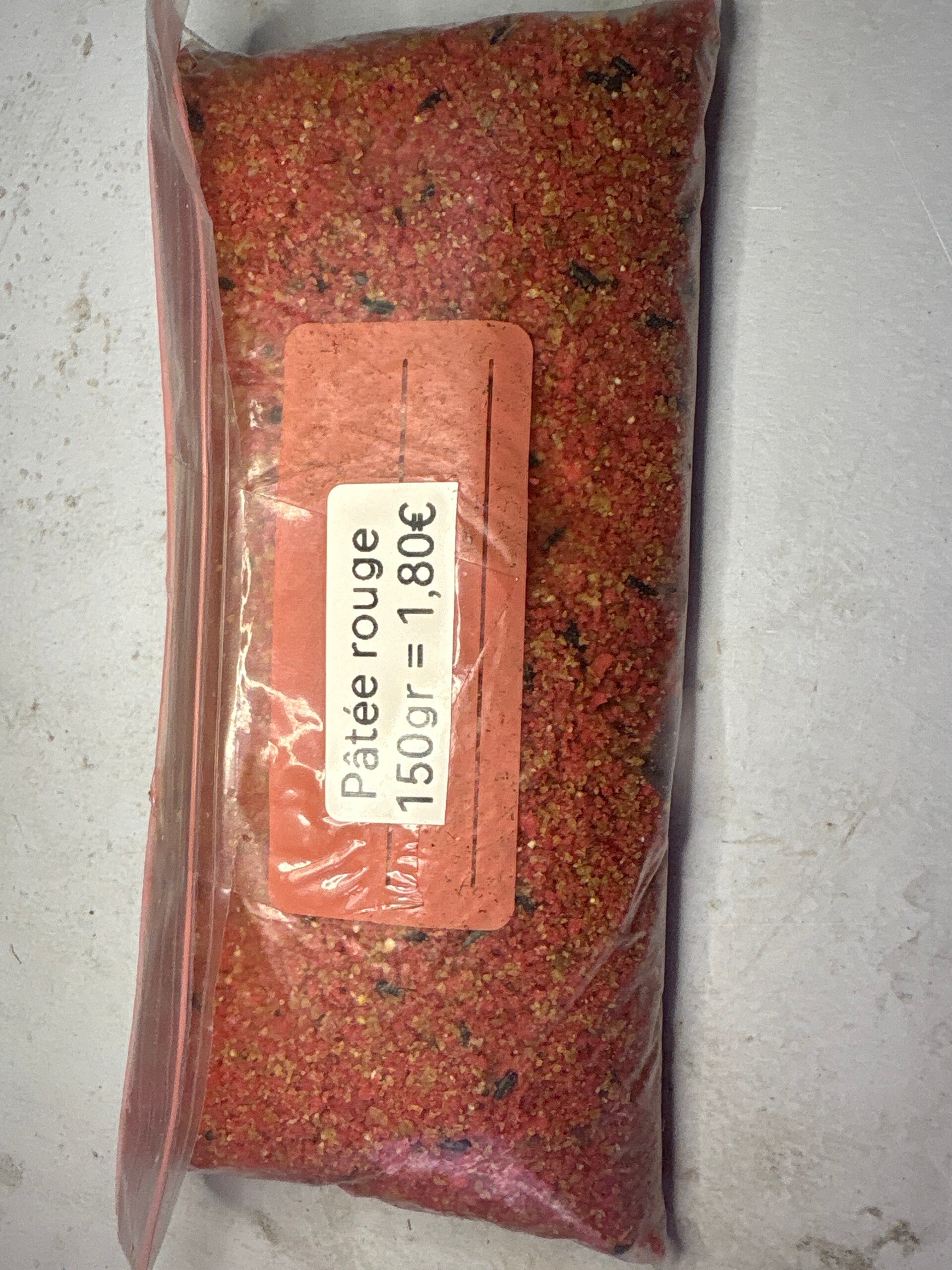 Liquidation vrac pâtée ROUGE