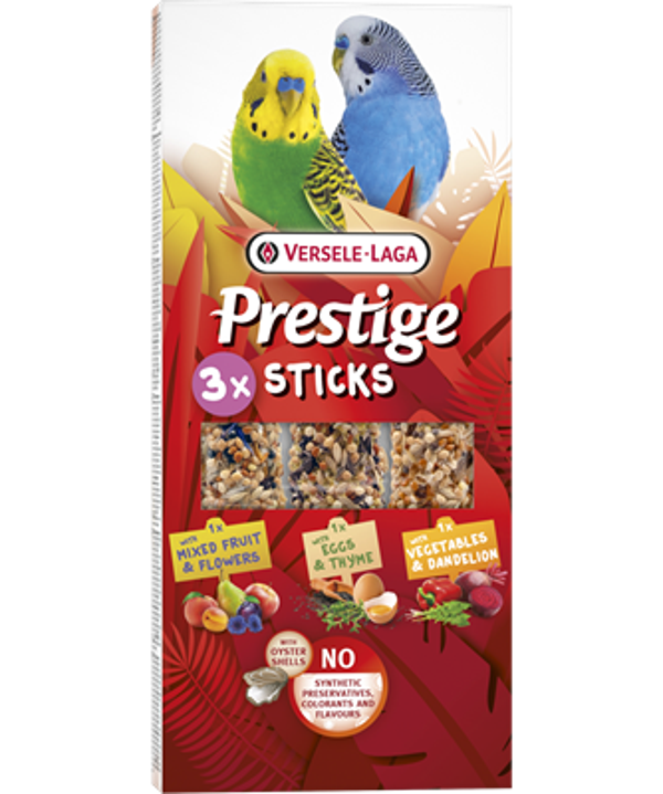 STICKS PETITES PERRUCHES TRIPLE VARIETY PACK - 3 GOÛTS
