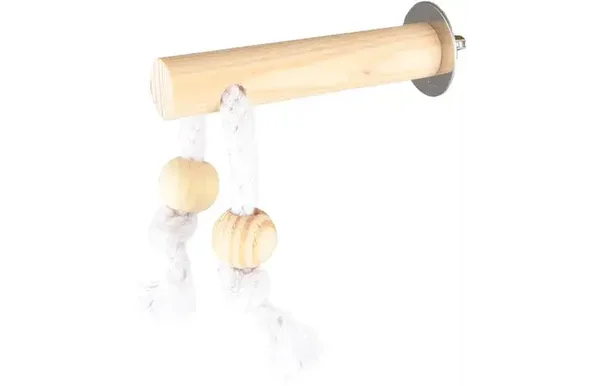 Perchoir en bois avec jeu 10cm