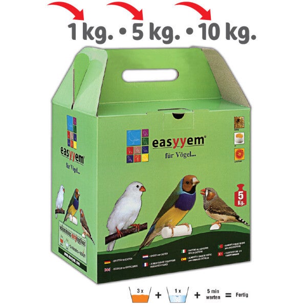 Patée aux œufs pour oiseaux exotiques 5kg - Easyyem