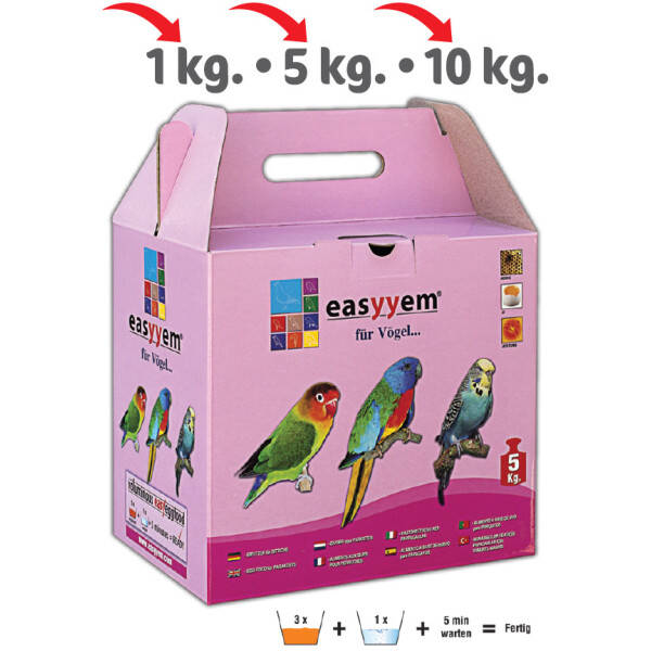 Pâtée aux œufs pour perruches 1kg - Easyyem