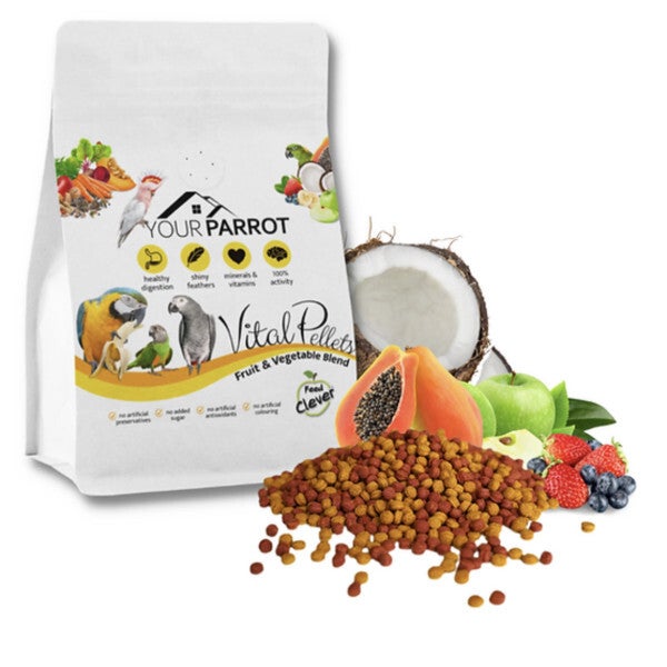 VItal Pellets Fruit & Vegetable Blend 3kg - Your Parrot - Extrudés aux fruits et légumes