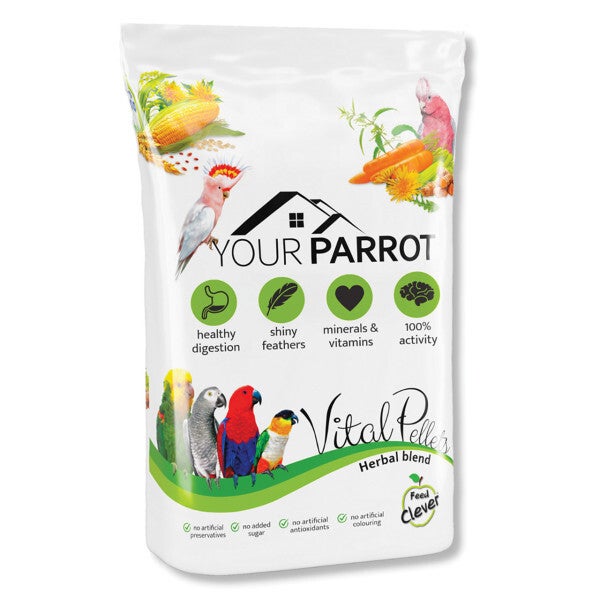 VItal Pellets Herbal Blend 10kg - Your Parrot - Extrudés à base d'herbes et de plantes