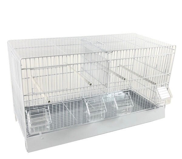 Cage Domus-Molinari 64cm laquée en blanc