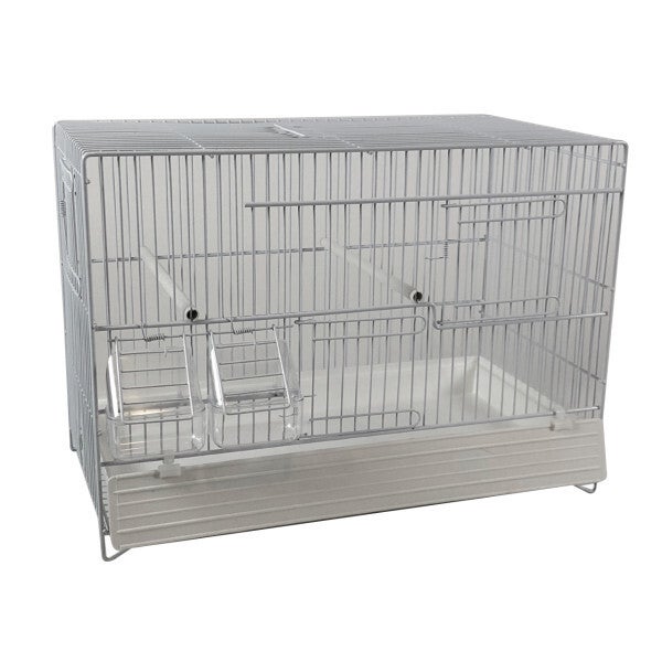 Cage Domus-Molinari 45cm laquée en blanc