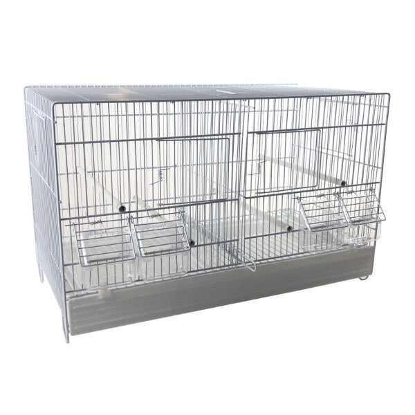 Cage Domus-Molinari 55cm laquée en blanc