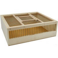 Cage de transport en bois 35x31x11cm