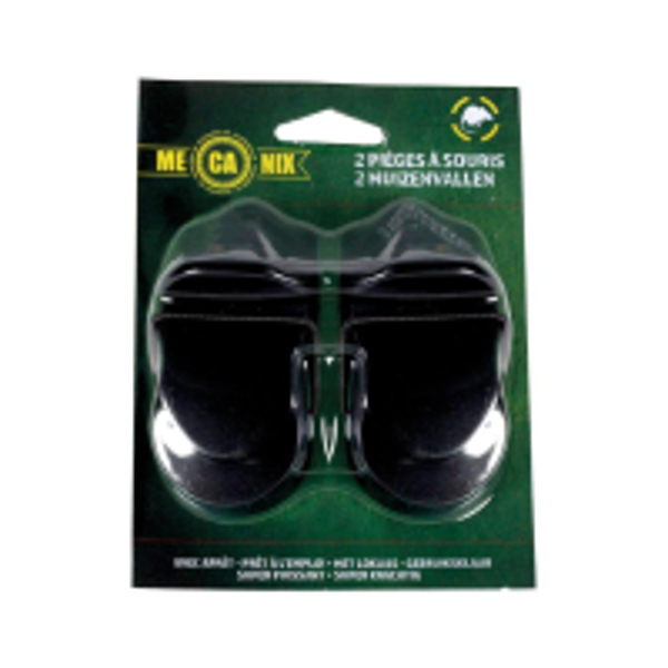 Piège à souris en plastique - super puissant - 2 pièces - Mecanix