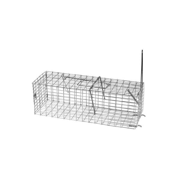 Piège cage à rat - Galvanisé - 40 x 14 x 14 cm