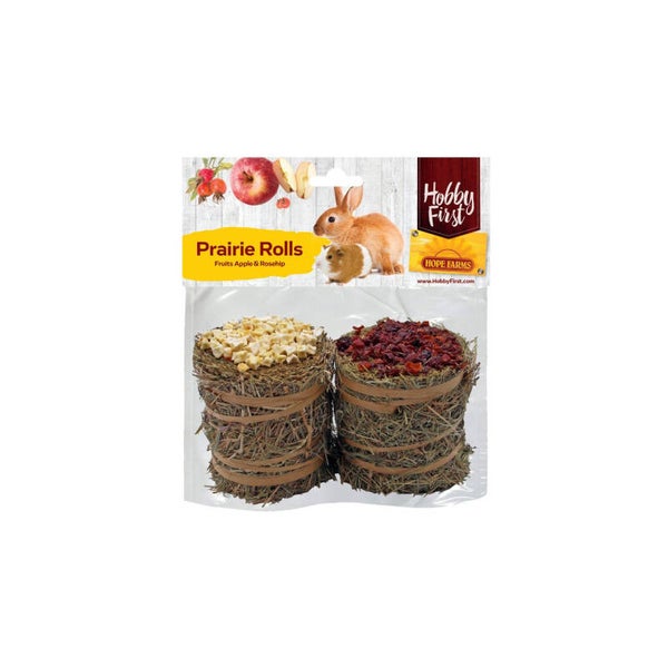 Prairie Hay Rolls Fruits 2 pièces - Rouleaux de foin pour rongeurs