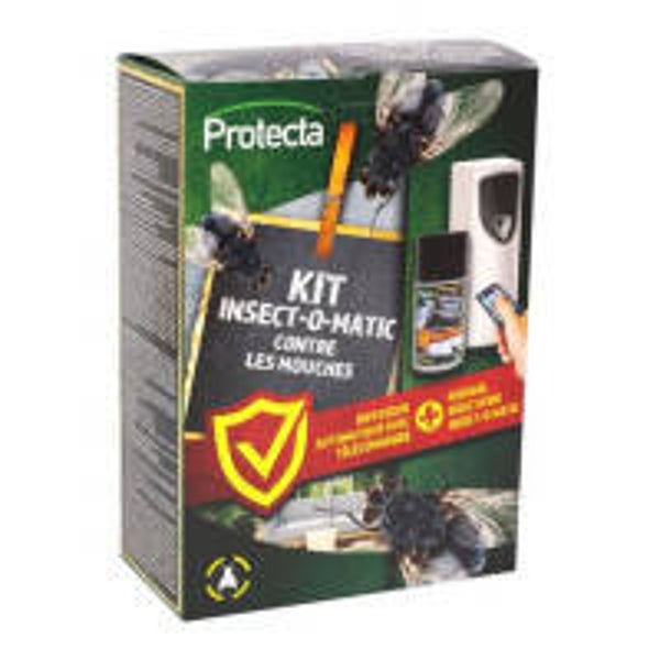 Kit insect-o matic - Diffuseur d'insecticides + 1 aérosol 250ml