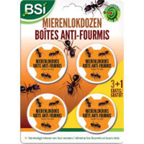 BSI - Boîtes Anti-Fourmis AMP 1 RB 4 x 10 g