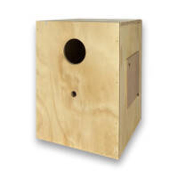 Nichoir vertical pour grandes perruches 22x22x30 cm