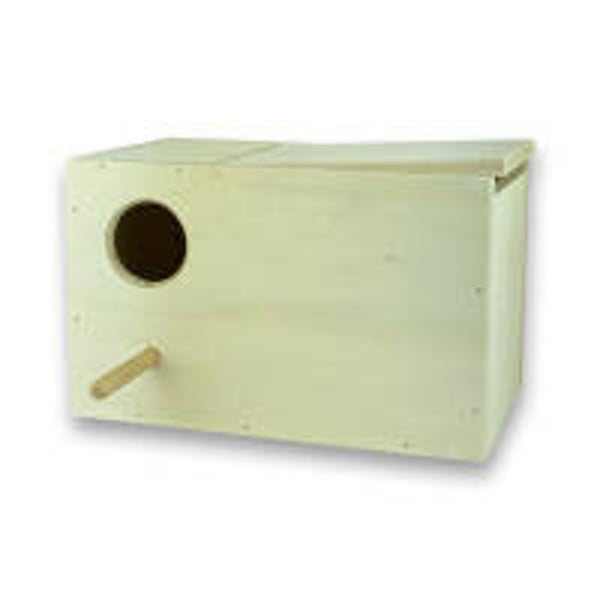 Nichoir horizontal pour Agapornis 24x14x15 cm - Entrée à gauche