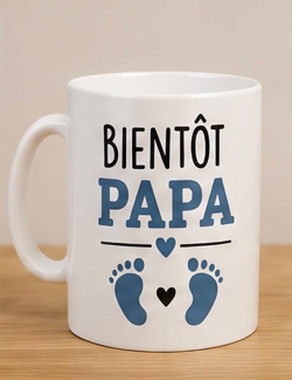 Mug ; Bientot papa
