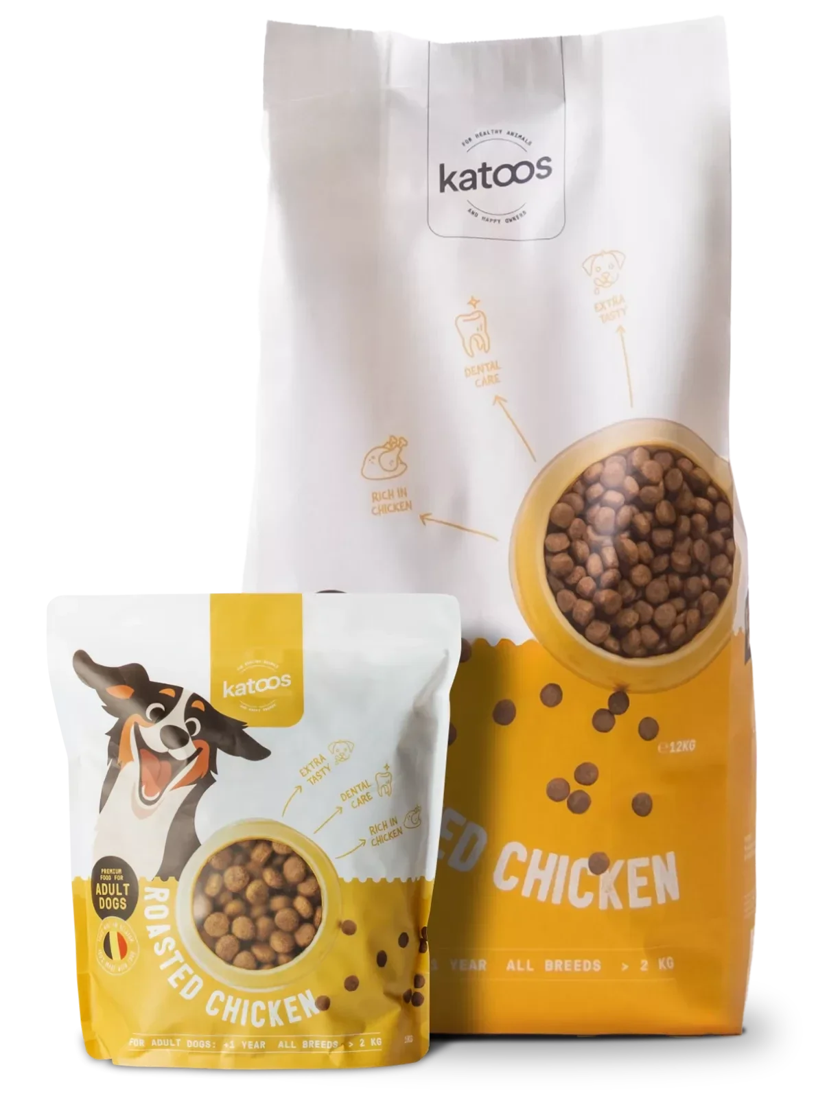 Roasted Chicken croquette au poulet chien 12kg KATOOS