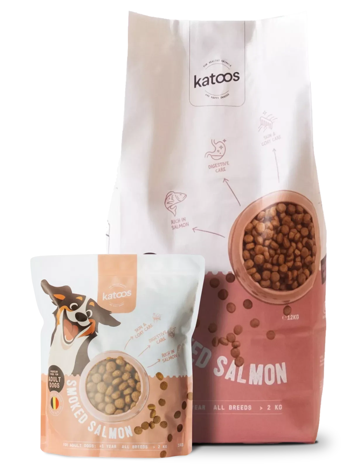 Smoked Salmon croquette pour chien au saumon 12kg KATOOS